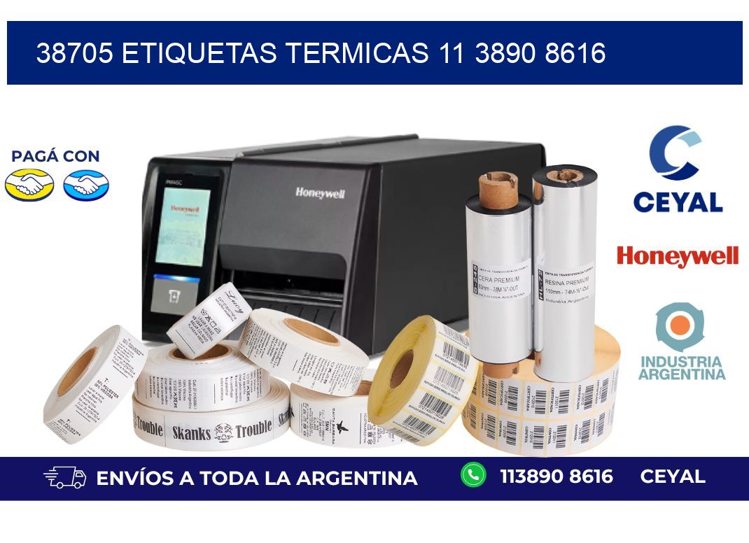 38705 ETIQUETAS TERMICAS 11 3890 8616