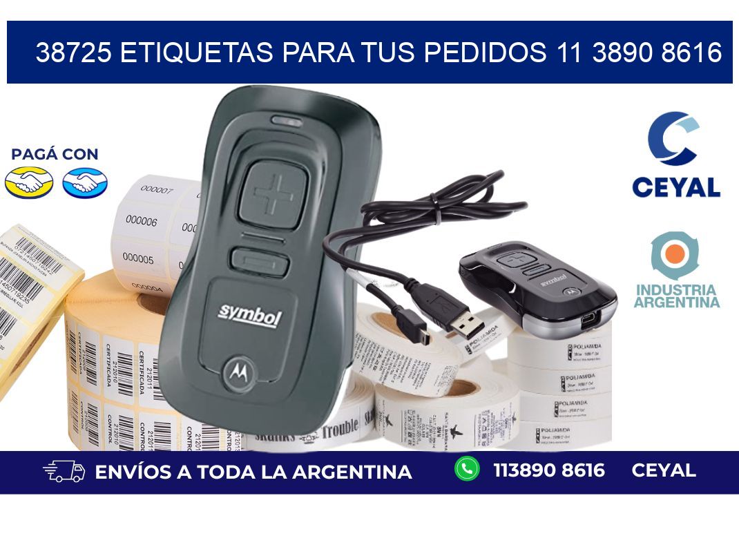 38725 ETIQUETAS PARA TUS PEDIDOS 11 3890 8616