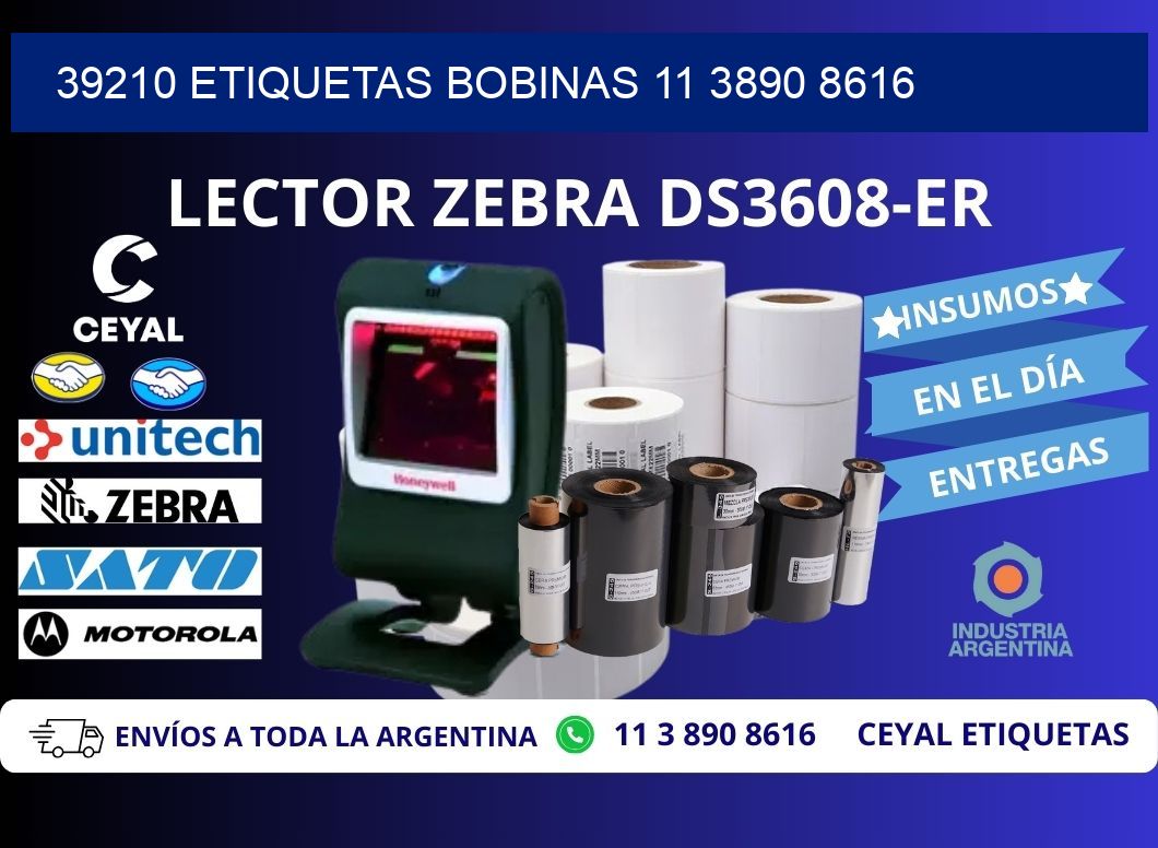 39210 ETIQUETAS BOBINAS 11 3890 8616