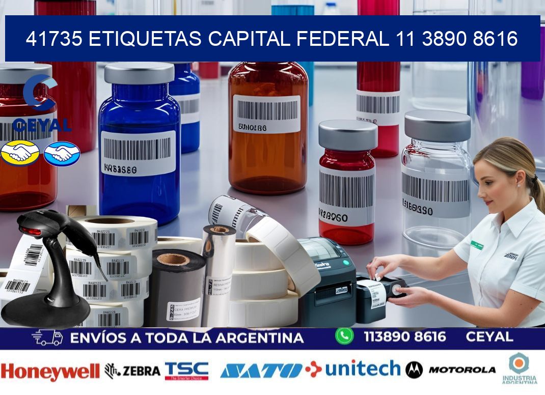 41735 ETIQUETAS CAPITAL FEDERAL 11 3890 8616