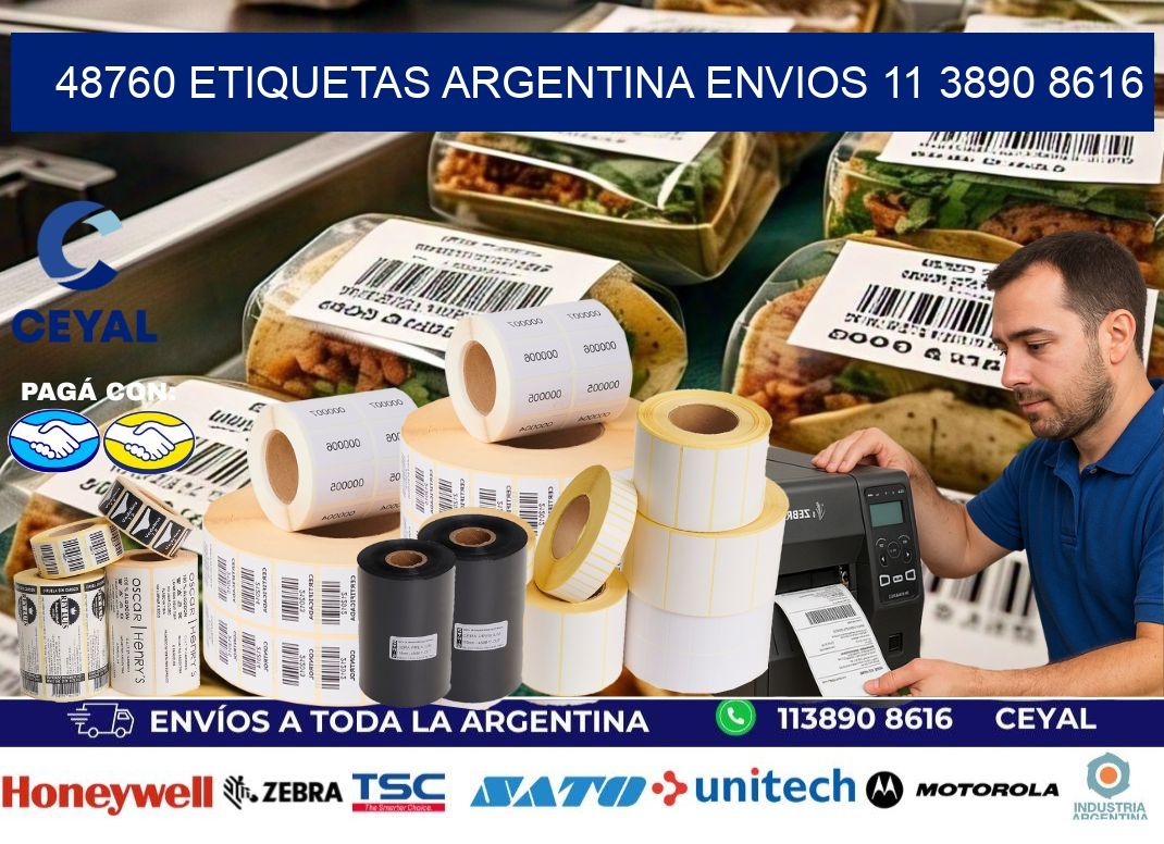 48760 ETIQUETAS ARGENTINA ENVIOS 11 3890 8616