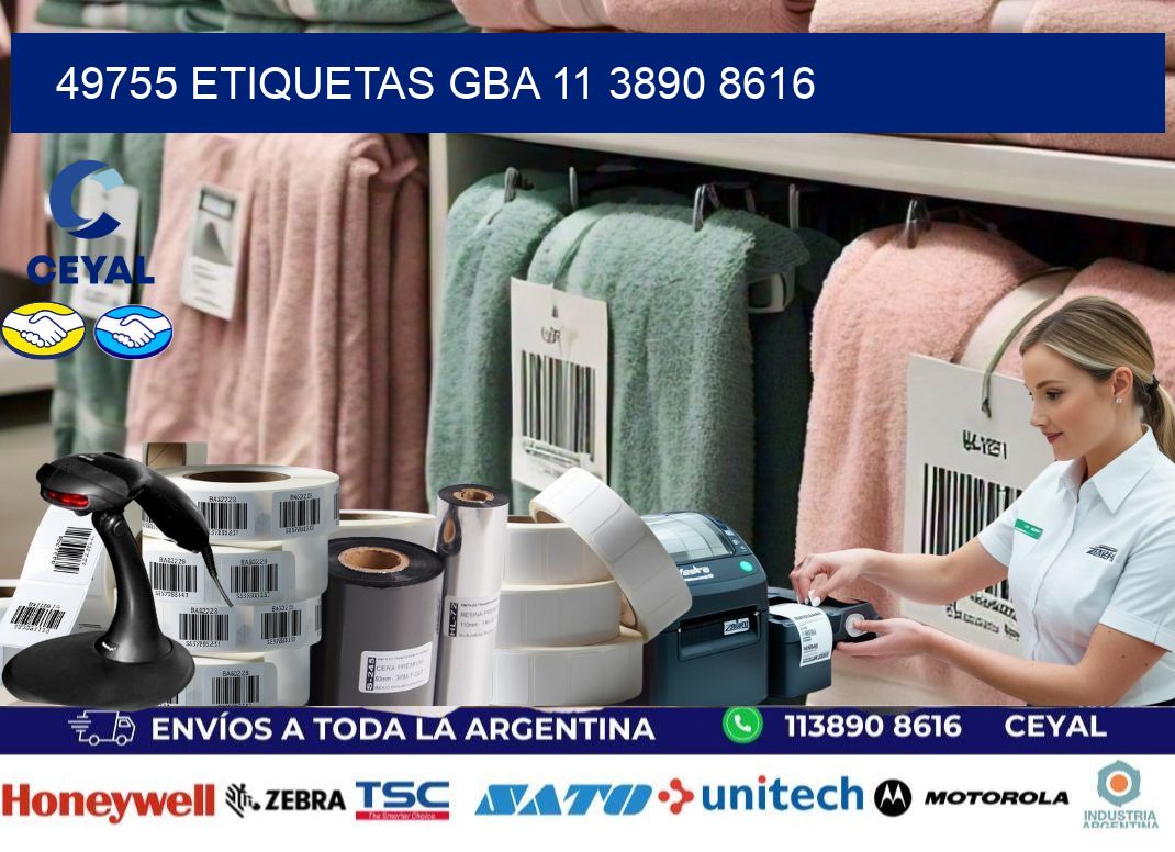 49755 ETIQUETAS GBA 11 3890 8616