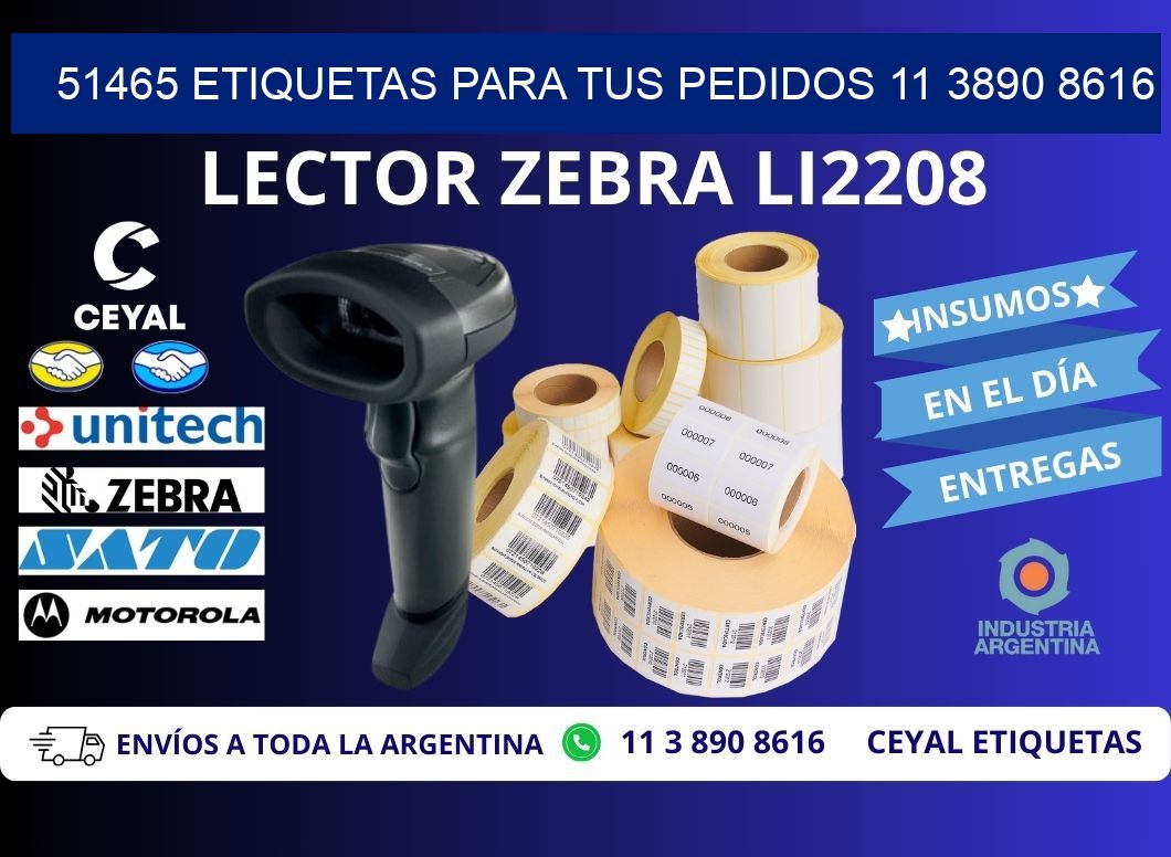 51465 ETIQUETAS PARA TUS PEDIDOS 11 3890 8616