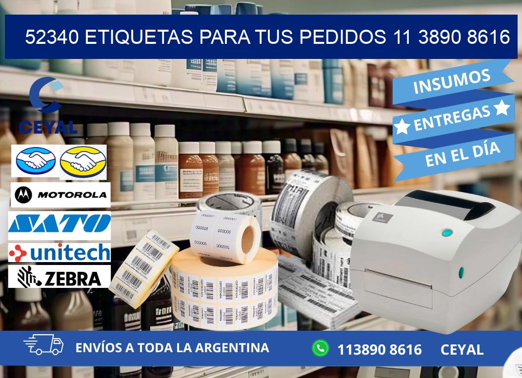 52340 ETIQUETAS PARA TUS PEDIDOS 11 3890 8616