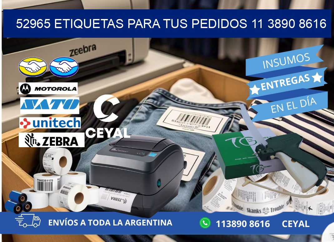 52965 ETIQUETAS PARA TUS PEDIDOS 11 3890 8616