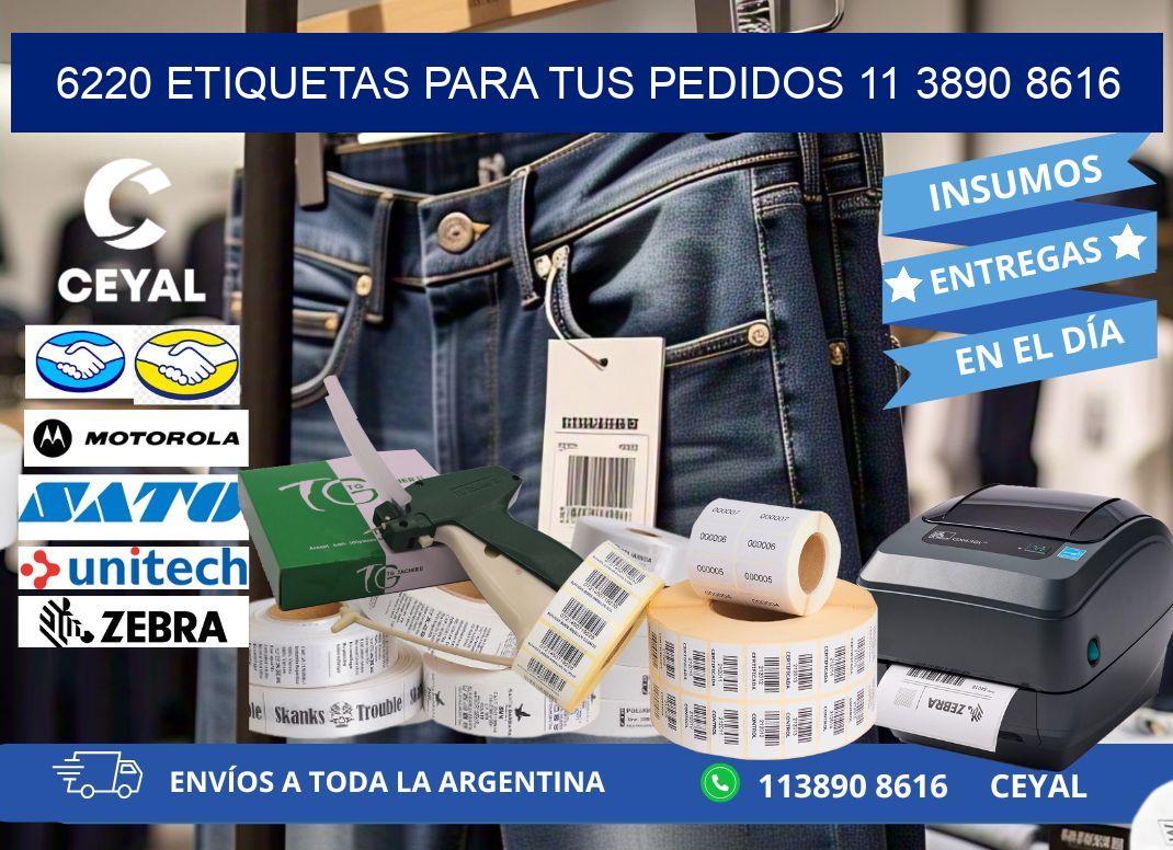 6220 ETIQUETAS PARA TUS PEDIDOS 11 3890 8616
