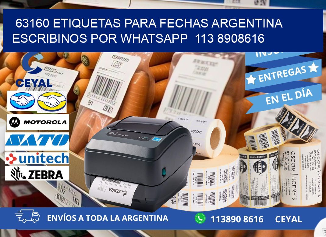 63160 ETIQUETAS PARA FECHAS ARGENTINA ESCRIBINOS POR WHATSAPP  113 8908616