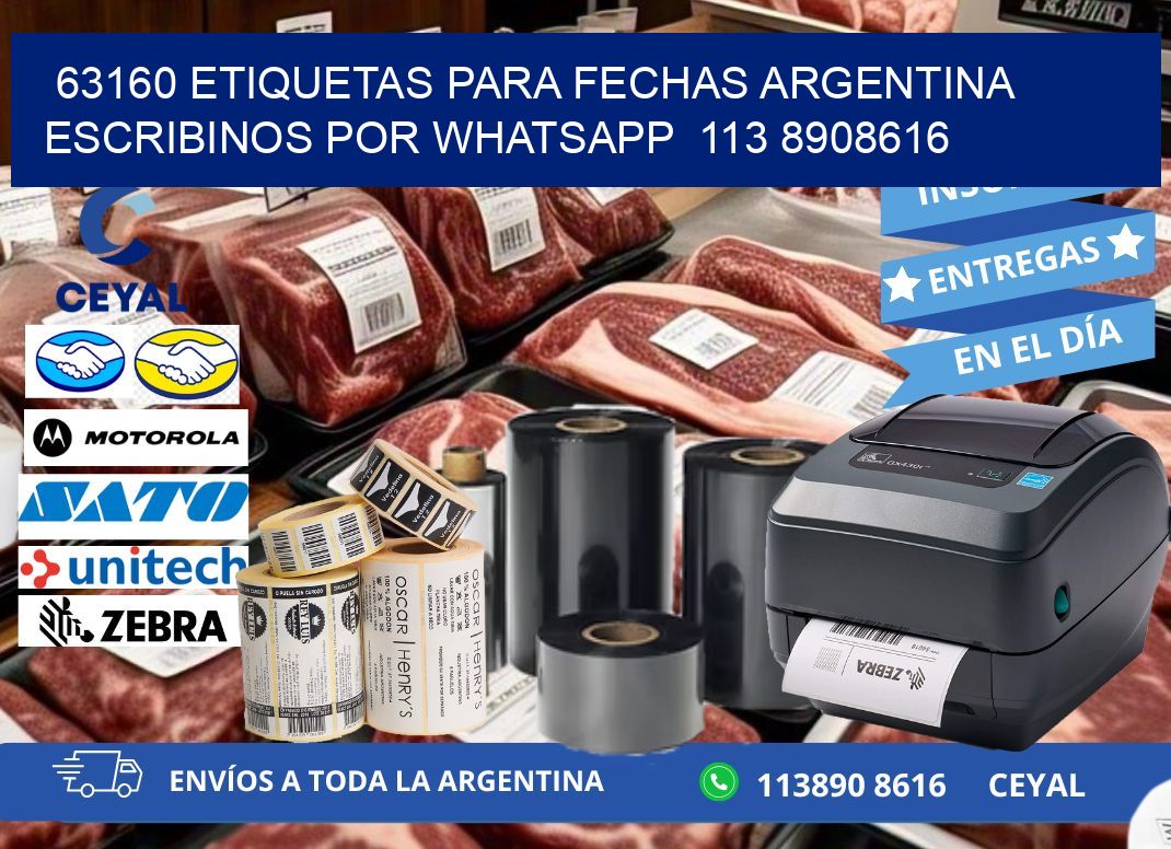 63160 ETIQUETAS PARA FECHAS ARGENTINA ESCRIBINOS POR WHATSAPP  113 8908616
