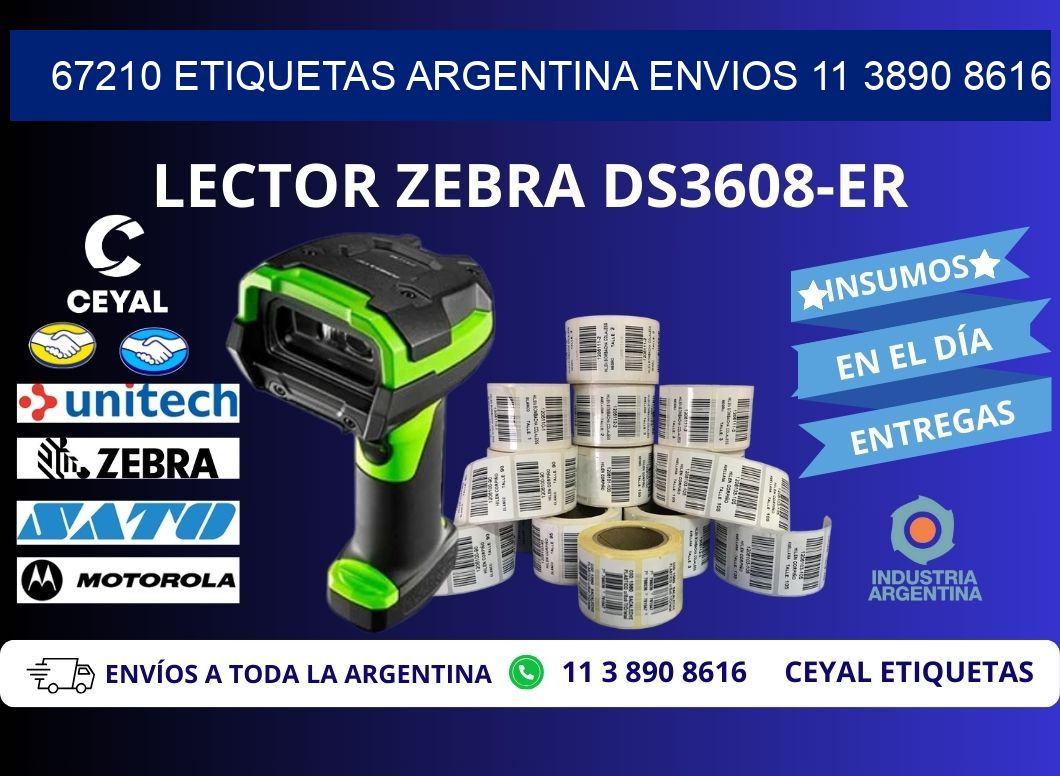 67210 ETIQUETAS ARGENTINA ENVIOS 11 3890 8616