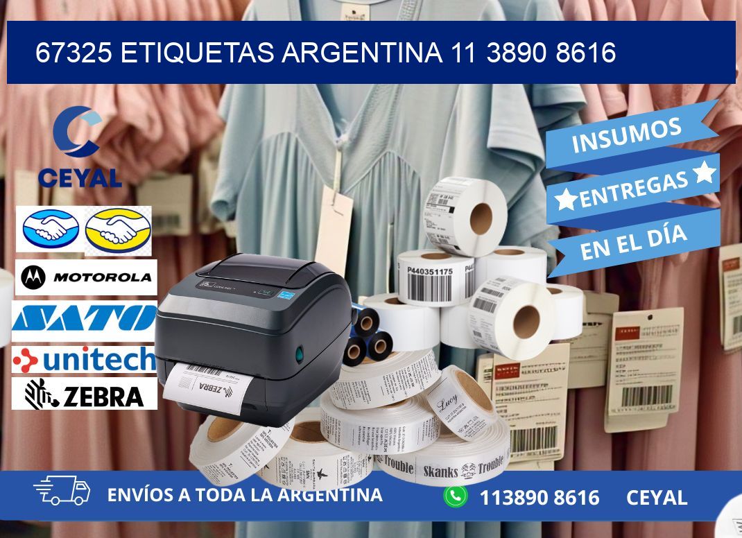 67325 ETIQUETAS ARGENTINA 11 3890 8616