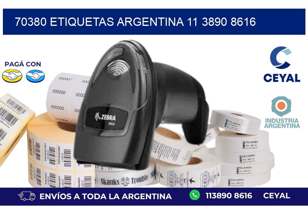70380 ETIQUETAS ARGENTINA 11 3890 8616