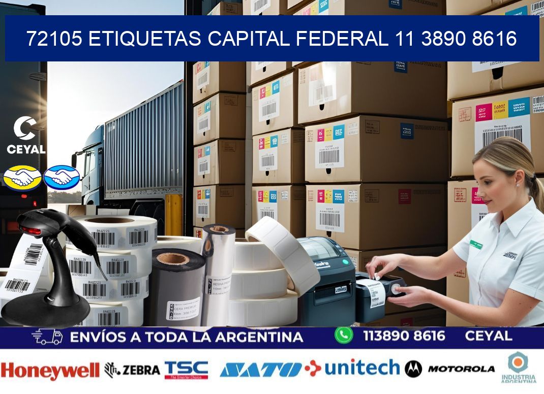 72105 ETIQUETAS CAPITAL FEDERAL 11 3890 8616