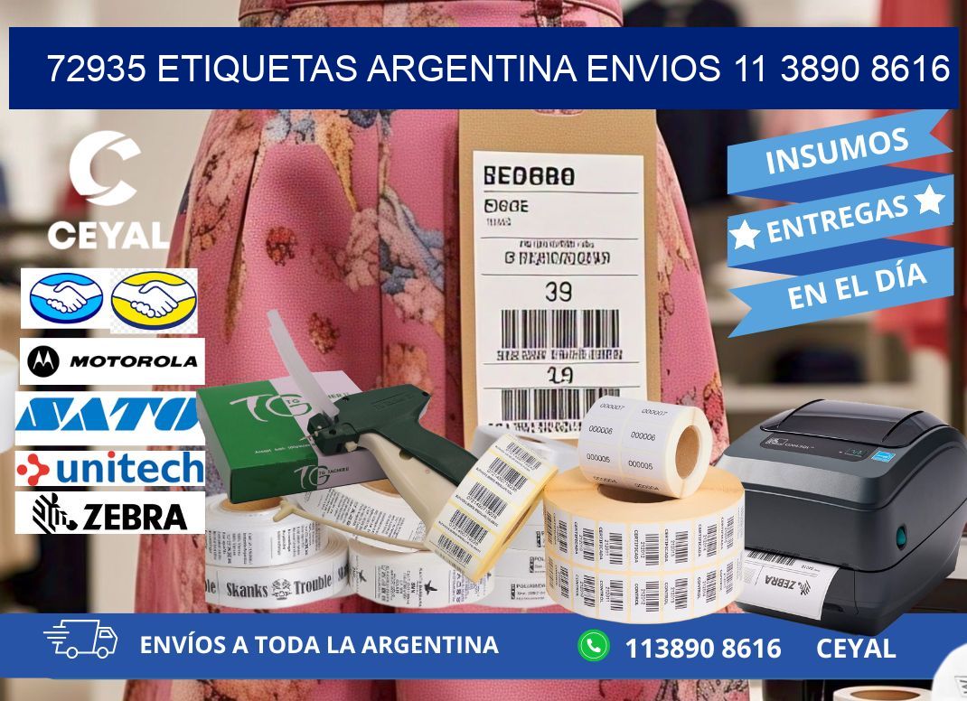 72935 ETIQUETAS ARGENTINA ENVIOS 11 3890 8616