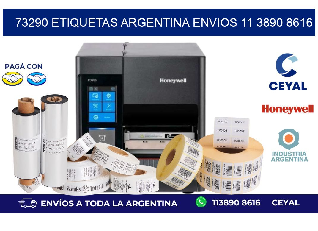 73290 ETIQUETAS ARGENTINA ENVIOS 11 3890 8616