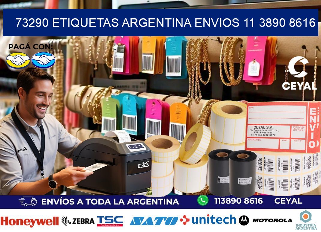 73290 ETIQUETAS ARGENTINA ENVIOS 11 3890 8616