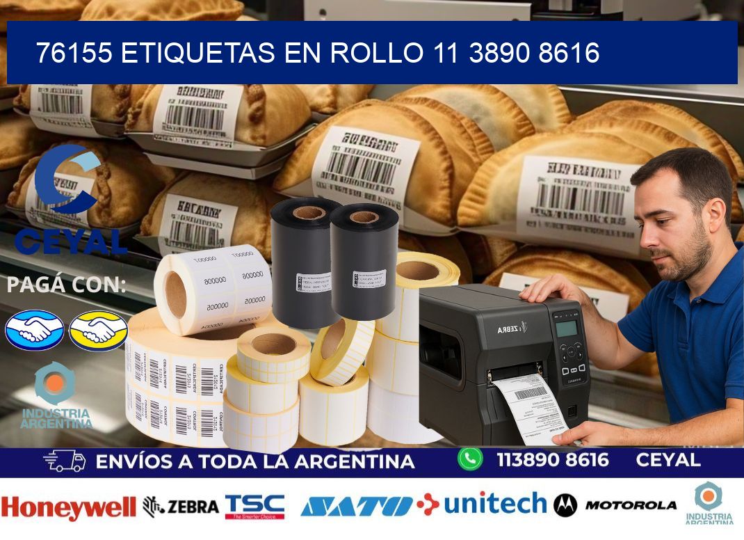 76155 ETIQUETAS EN ROLLO 11 3890 8616