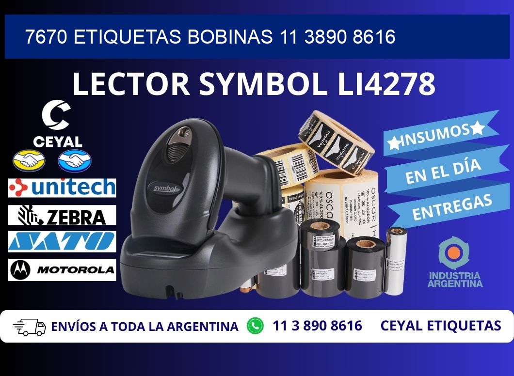 7670 ETIQUETAS BOBINAS 11 3890 8616