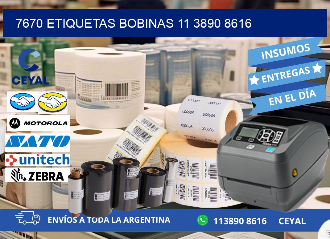 7670 ETIQUETAS BOBINAS 11 3890 8616