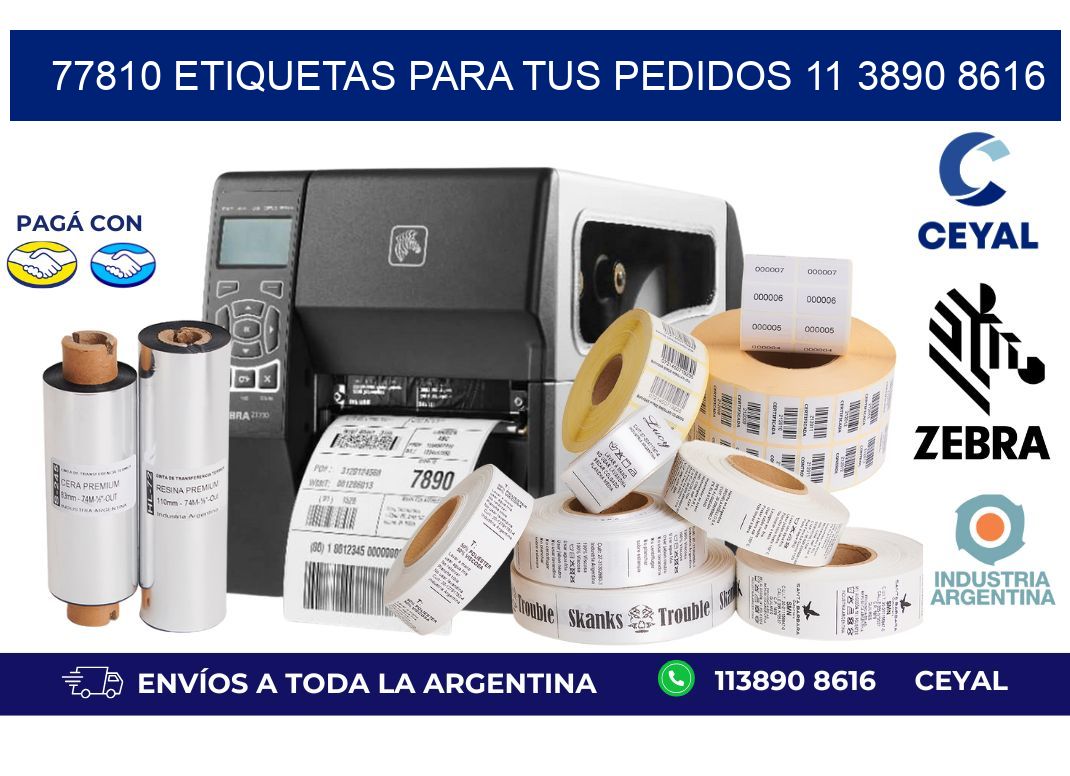 77810 ETIQUETAS PARA TUS PEDIDOS 11 3890 8616