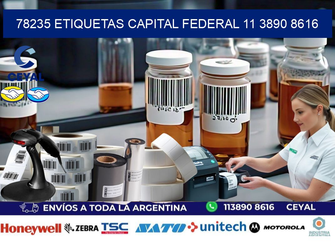 78235 ETIQUETAS CAPITAL FEDERAL 11 3890 8616