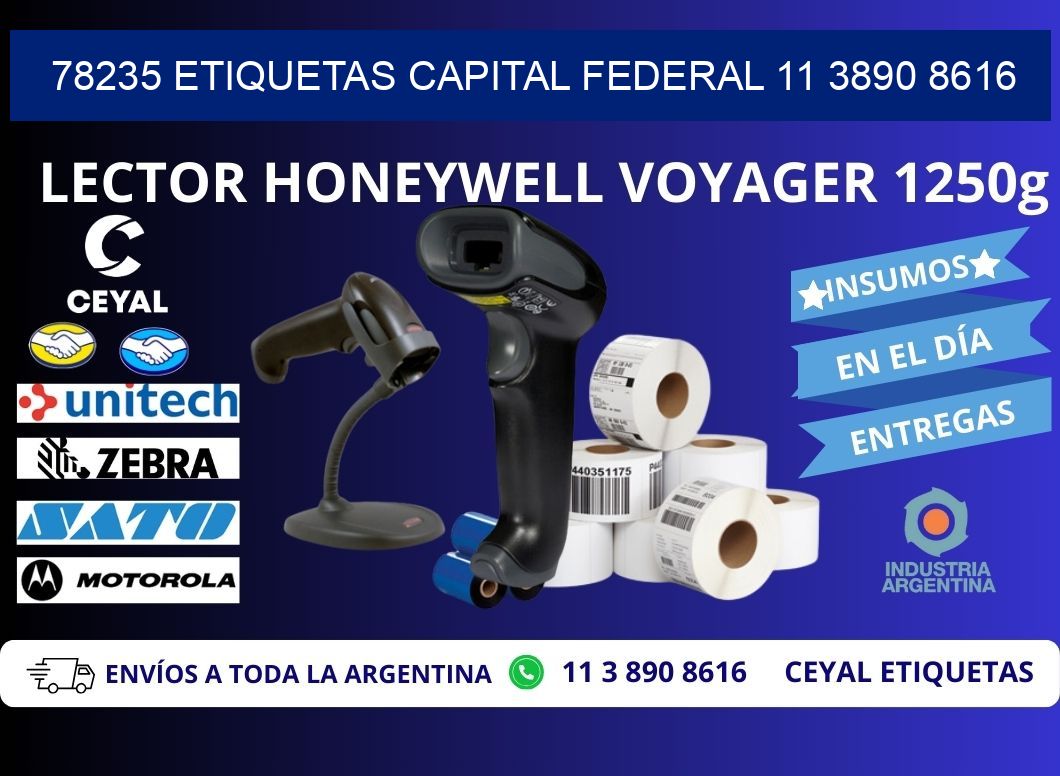 78235 ETIQUETAS CAPITAL FEDERAL 11 3890 8616
