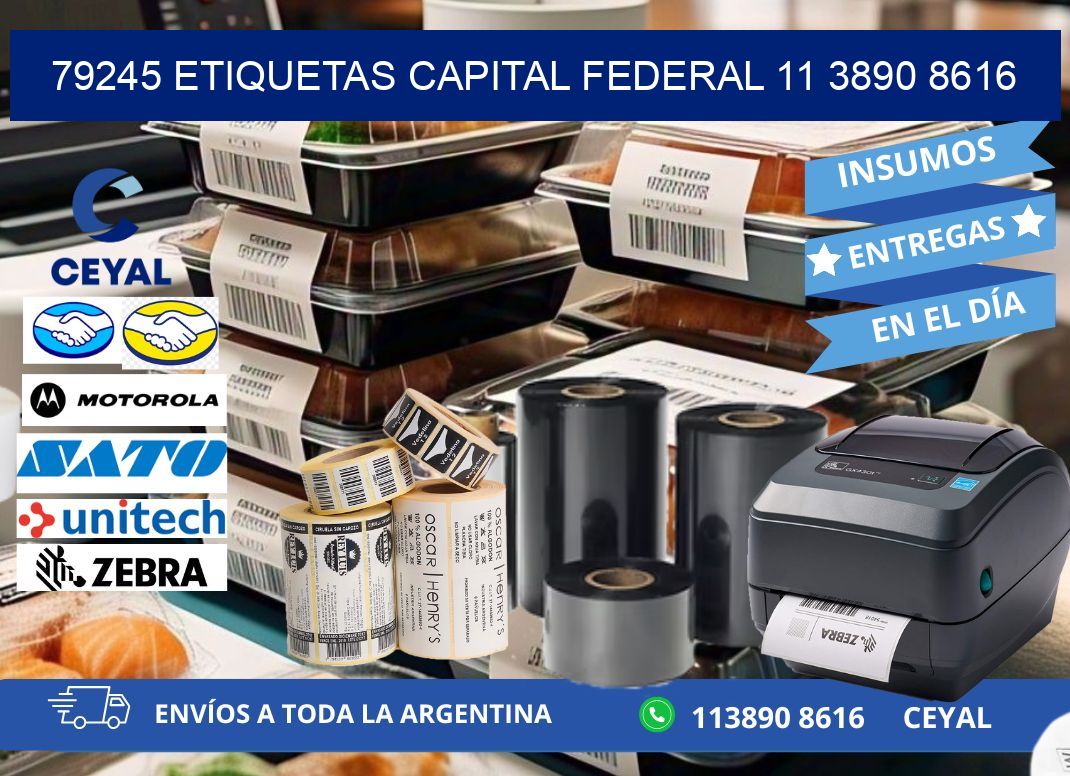 79245 ETIQUETAS CAPITAL FEDERAL 11 3890 8616