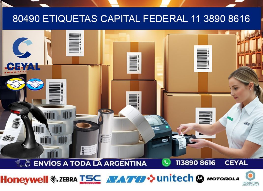 80490 ETIQUETAS CAPITAL FEDERAL 11 3890 8616