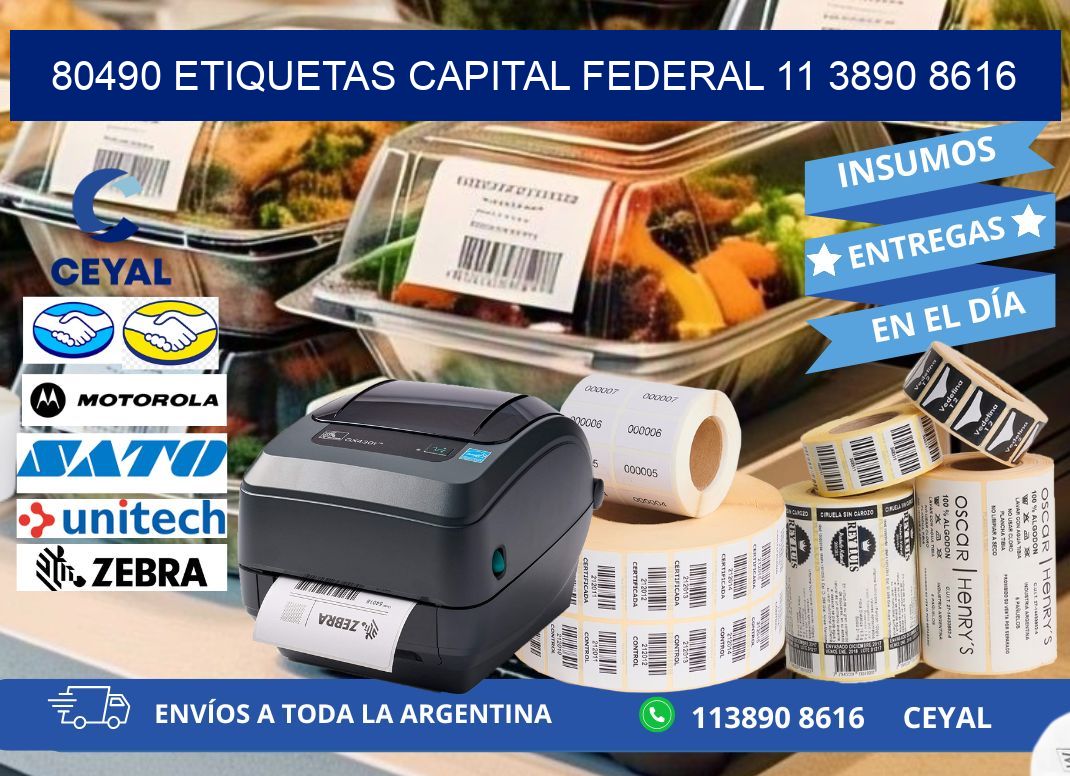 80490 ETIQUETAS CAPITAL FEDERAL 11 3890 8616