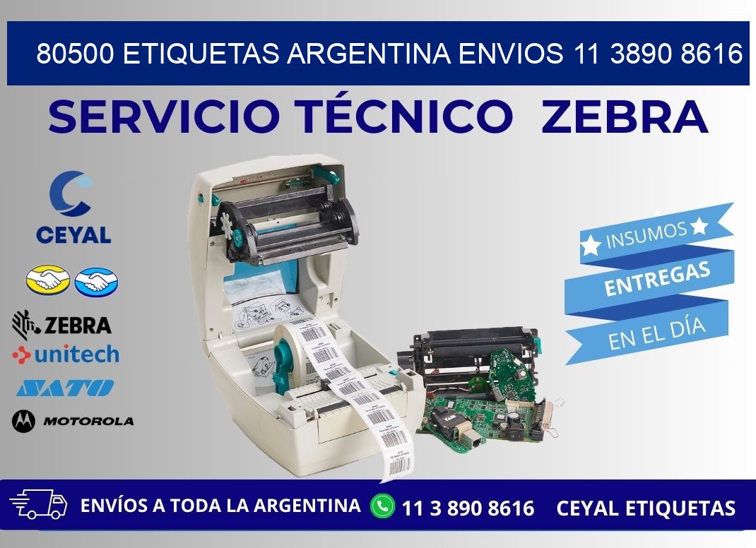 80500 ETIQUETAS ARGENTINA ENVIOS 11 3890 8616