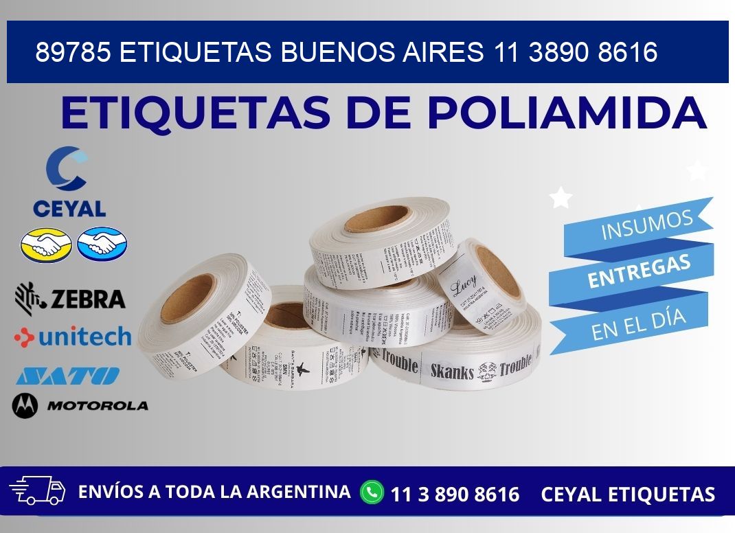 89785 ETIQUETAS BUENOS AIRES 11 3890 8616