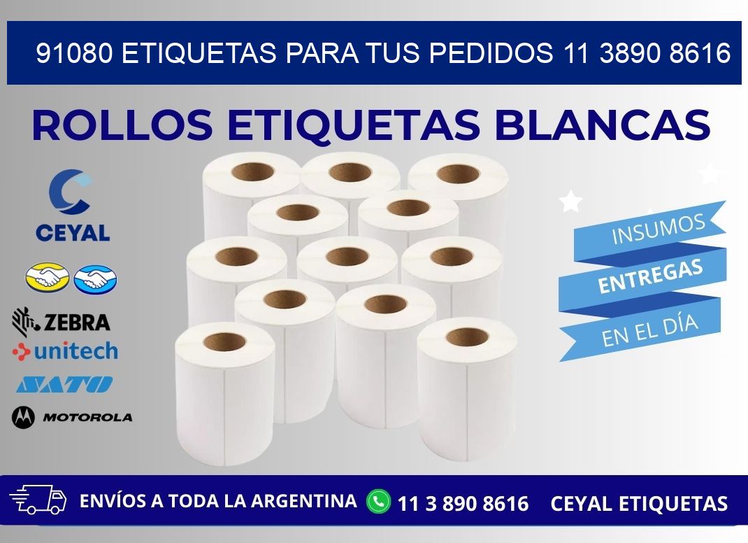 91080 ETIQUETAS PARA TUS PEDIDOS 11 3890 8616