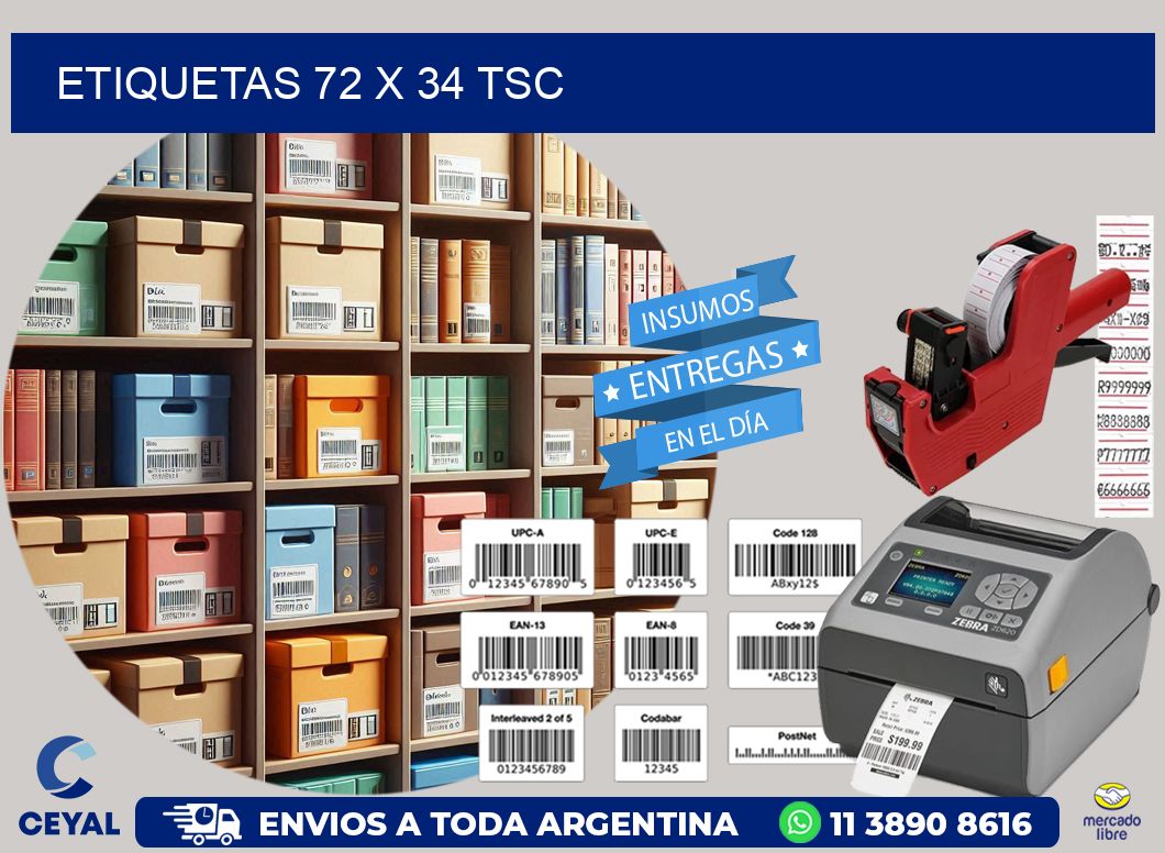 ETIQUETAS 72 x 34 TSC