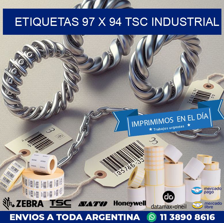 ETIQUETAS 97 x 94 TSC INDUSTRIAL