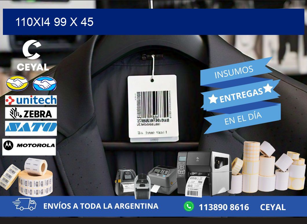110Xi4 99 x 45