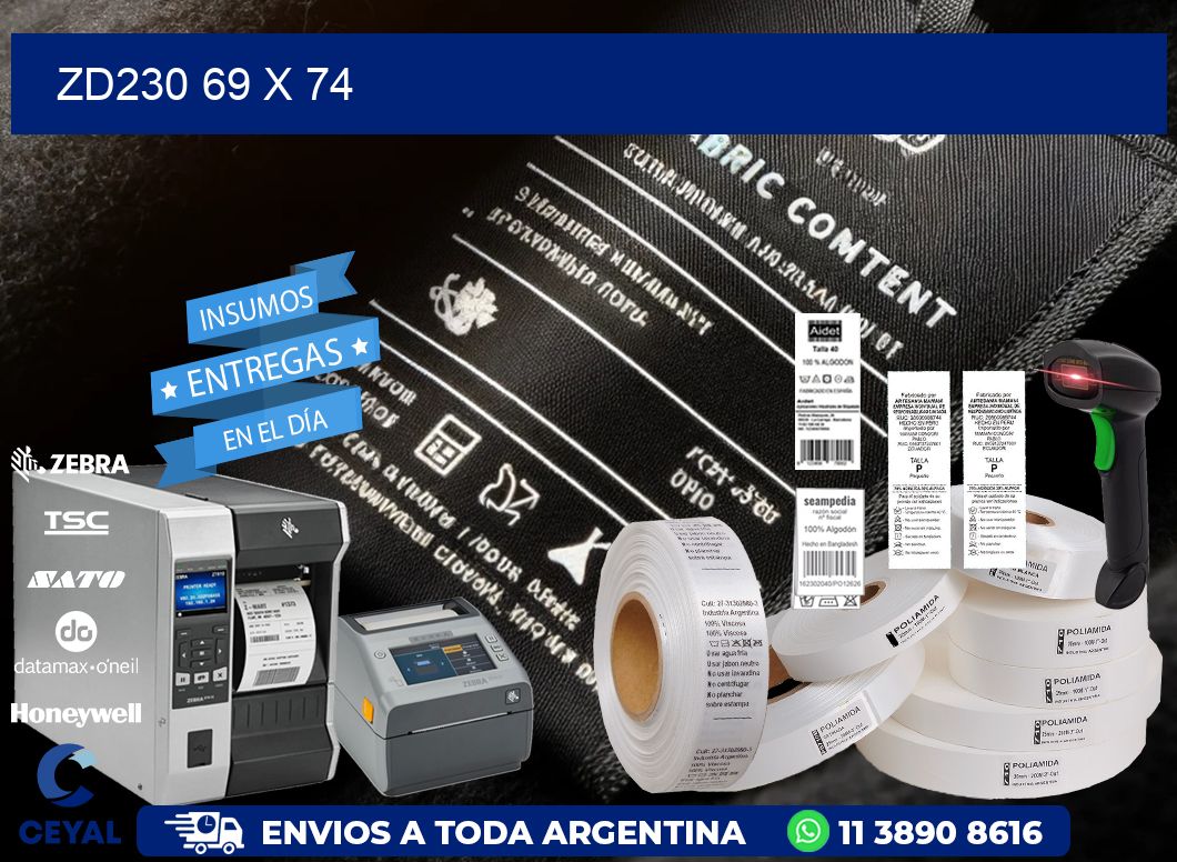 ZD230 69 x 74