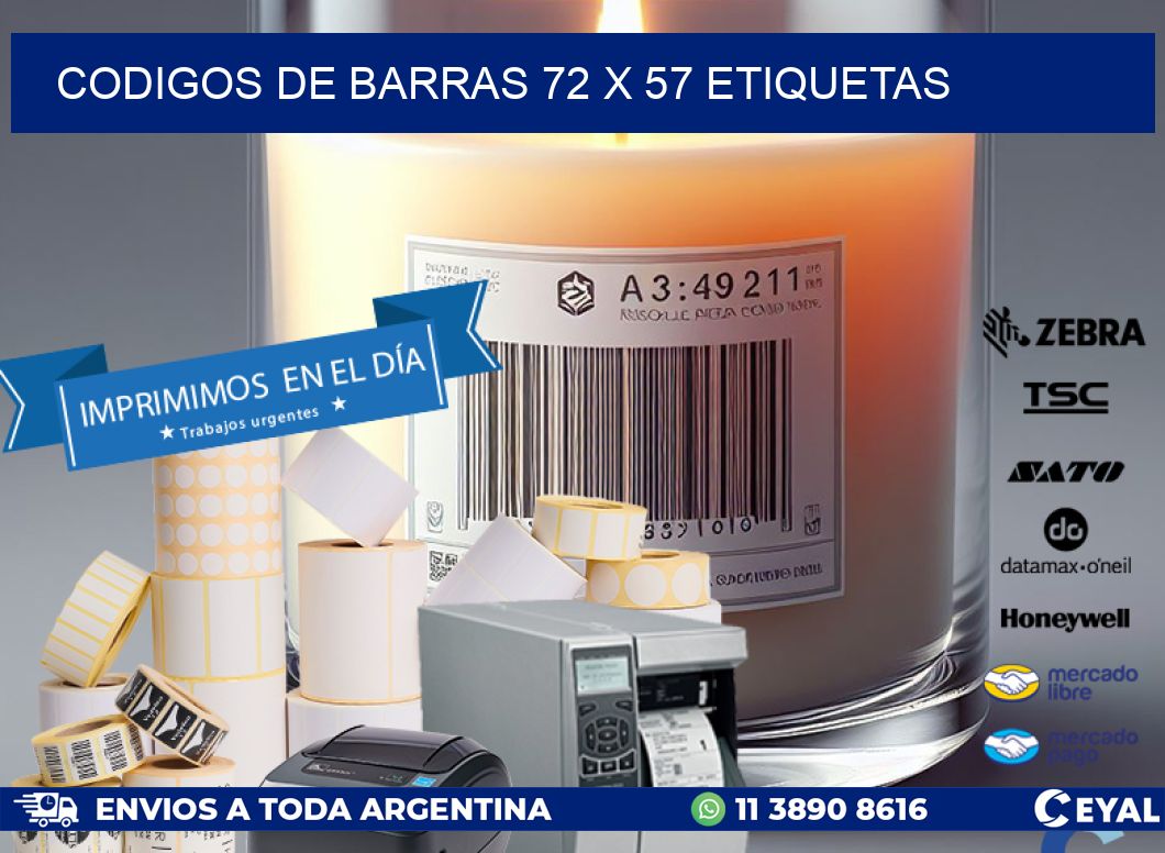 codigos de barras 72 x 57 etiquetas