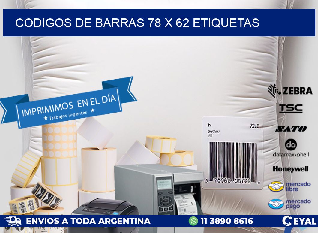 codigos de barras 78 x 62 etiquetas