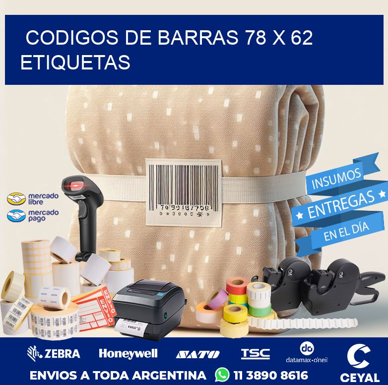 codigos de barras 78 x 62 etiquetas