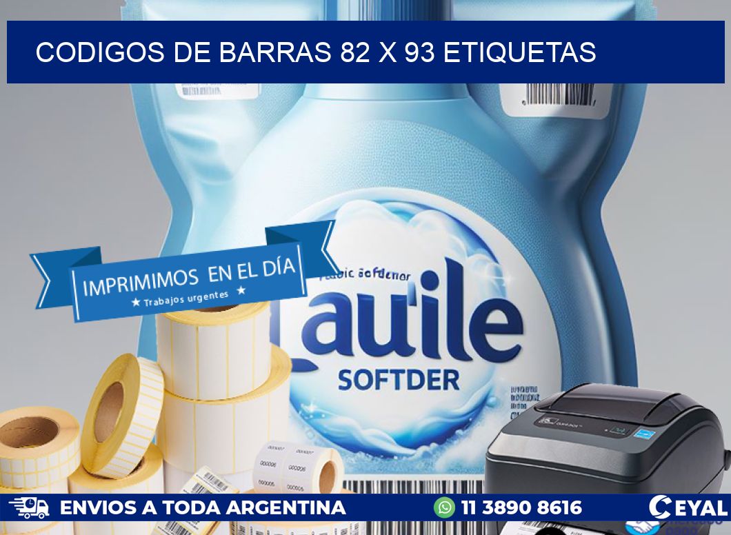 codigos de barras 82 x 93 etiquetas
