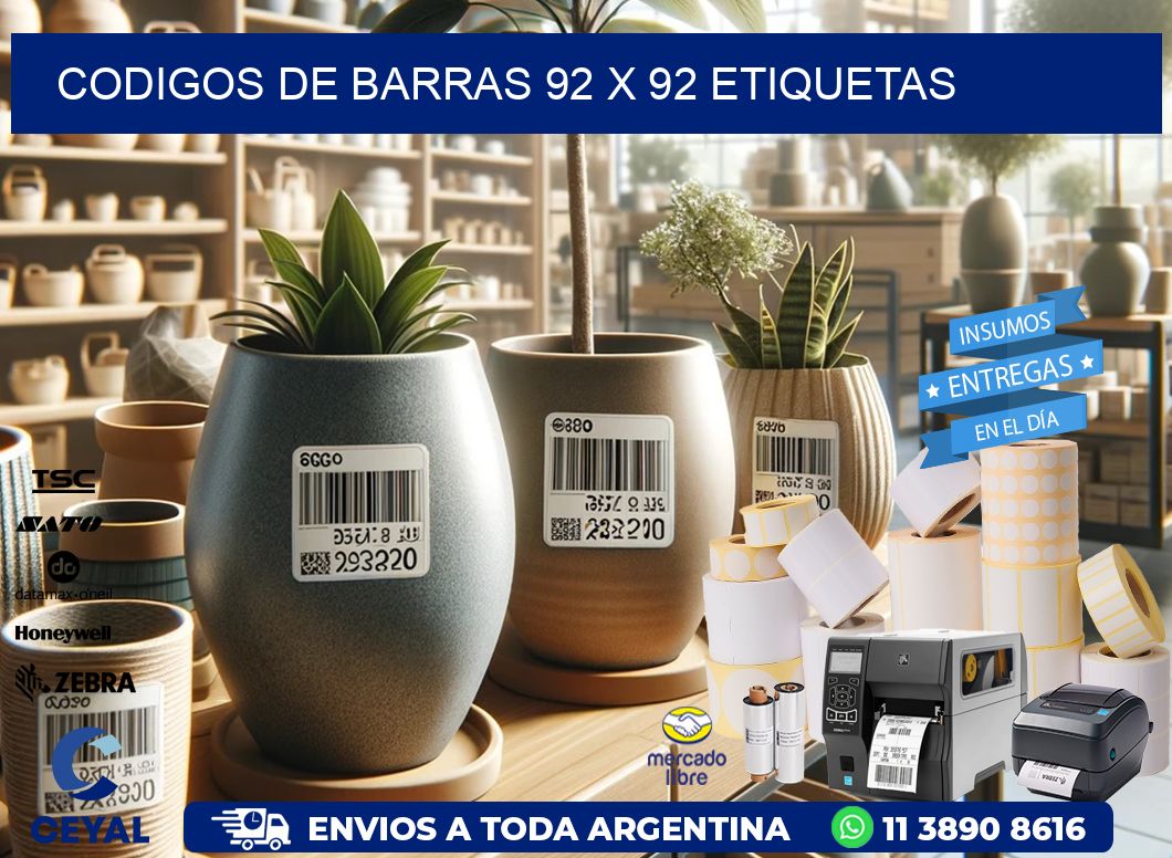 codigos de barras 92 x 92 etiquetas
