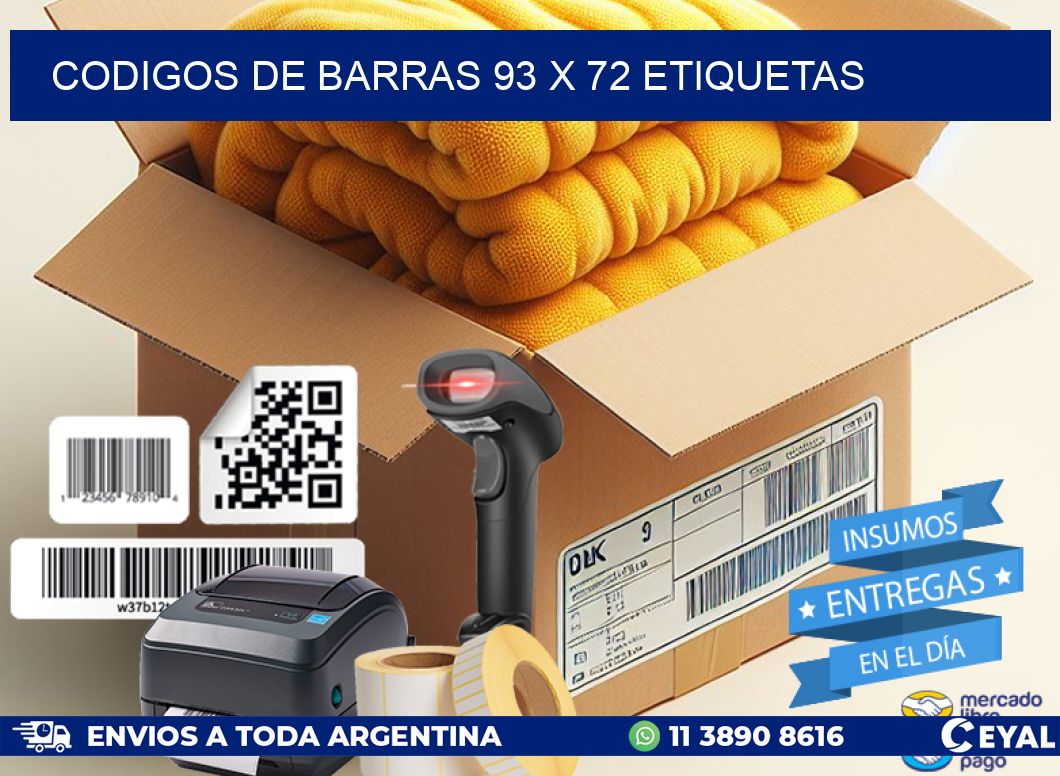 codigos de barras 93 x 72 etiquetas