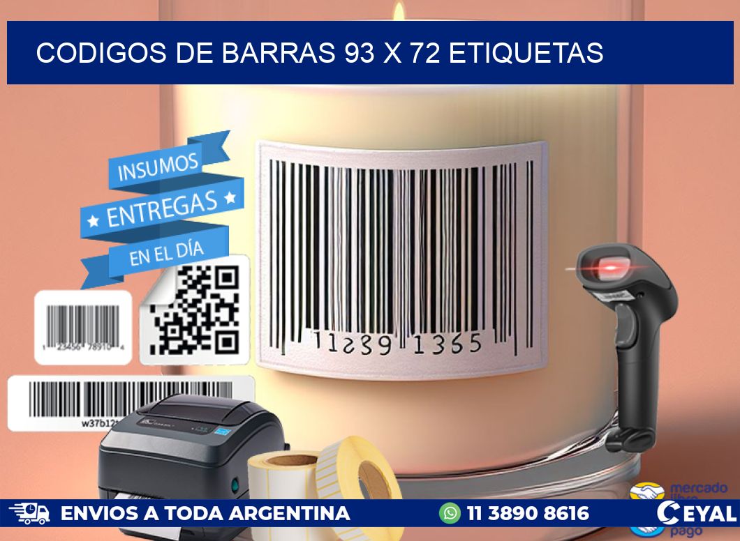 codigos de barras 93 x 72 etiquetas