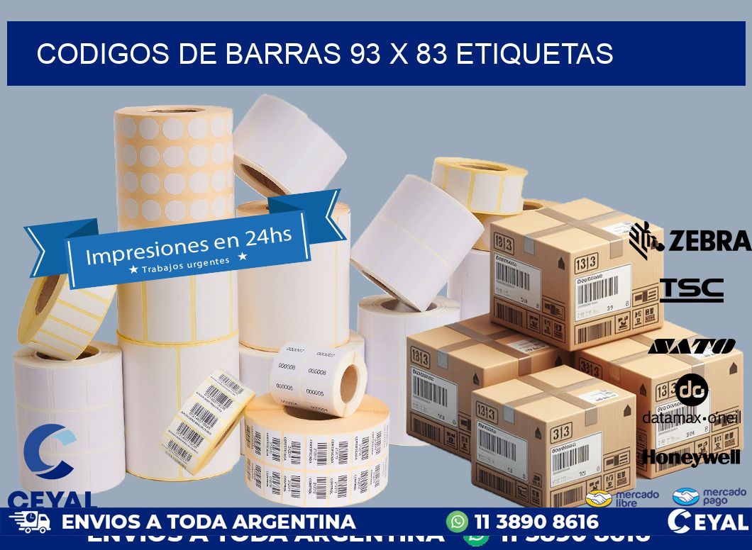 codigos de barras 93 x 83 etiquetas