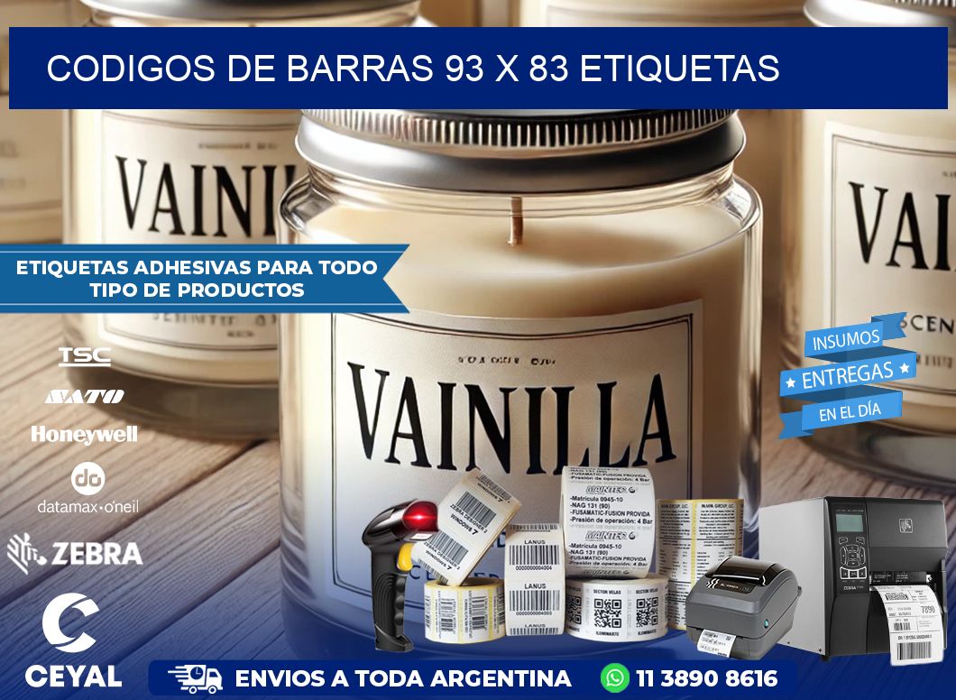 codigos de barras 93 x 83 etiquetas