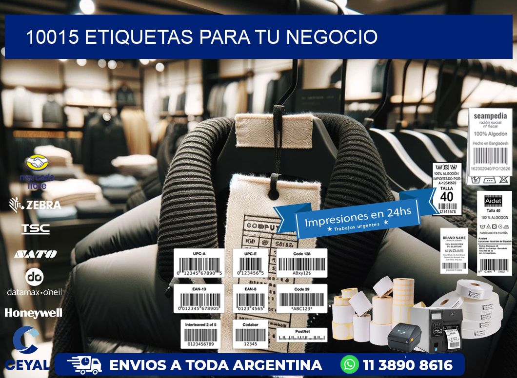 10015 etiquetas para tu negocio