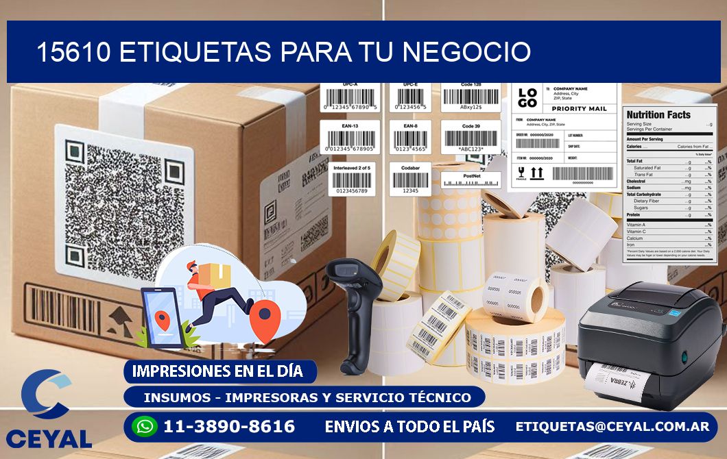15610 etiquetas para tu negocio
