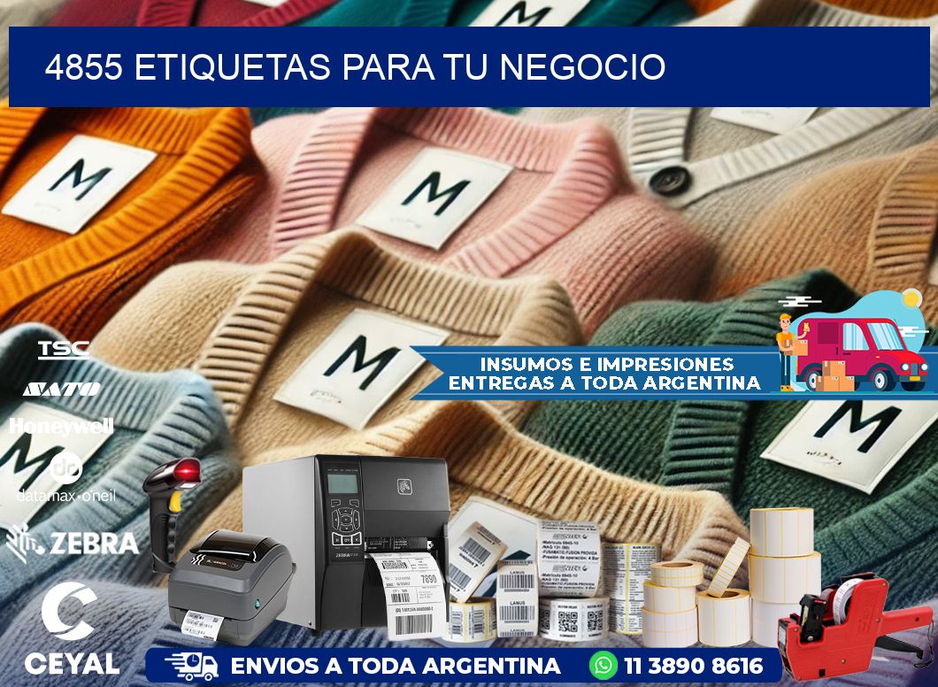 4855 etiquetas para tu negocio