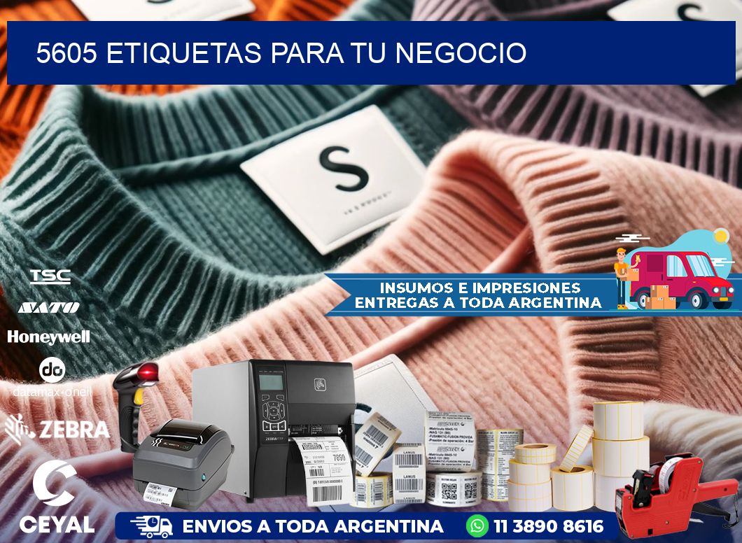 5605 etiquetas para tu negocio