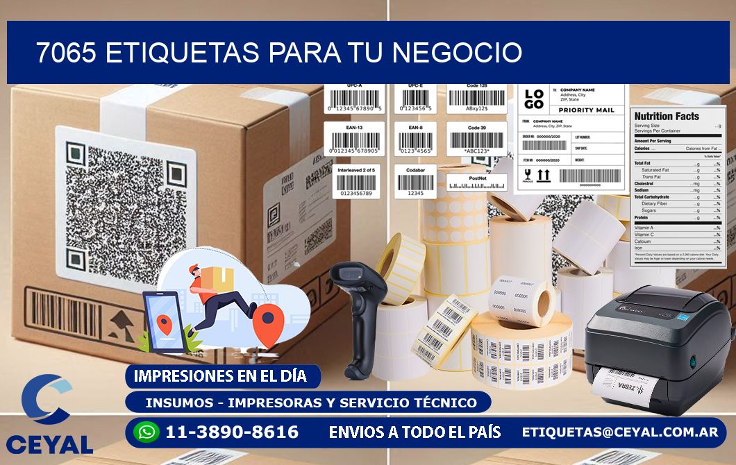 7065 etiquetas para tu negocio