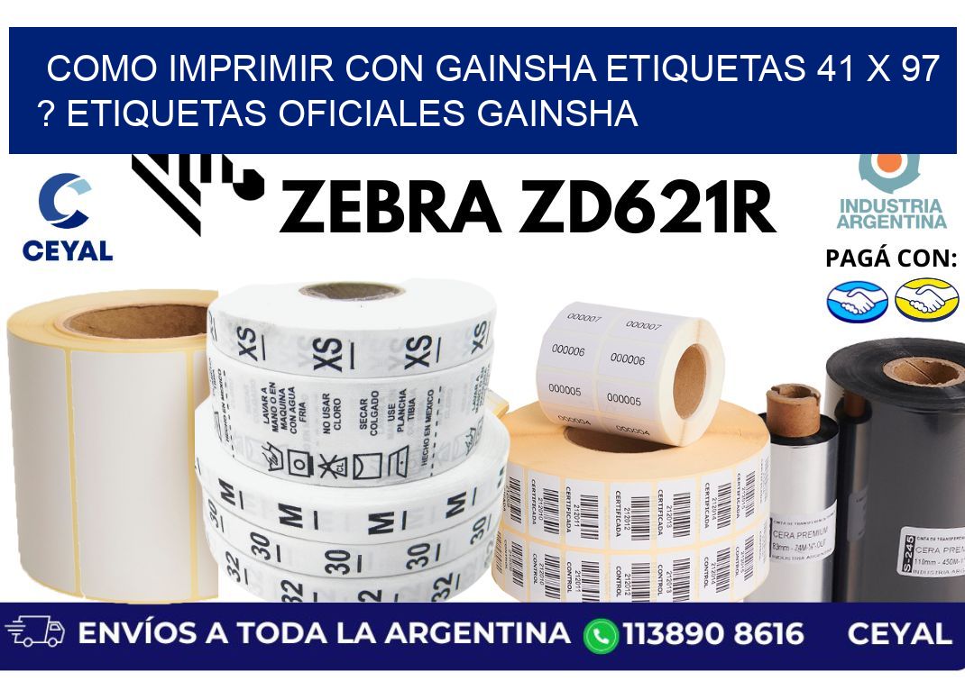 como imprimir con gainsha etiquetas 41 x 97 ? etiquetas oficiales gainsha